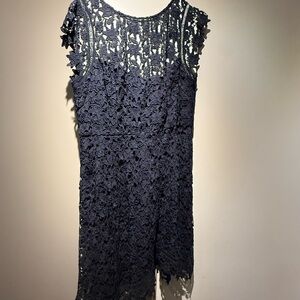 Elegant Black Lace Dress